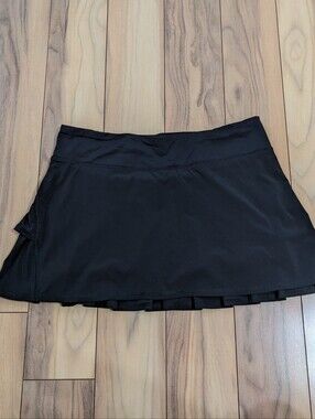 EUC! Lululemon Pace Setter Skirt In Black Size 8 Regular